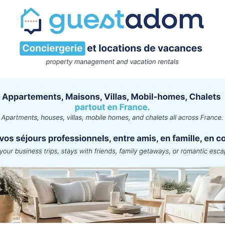 Le Noux - Terrasse - Wifi Daire